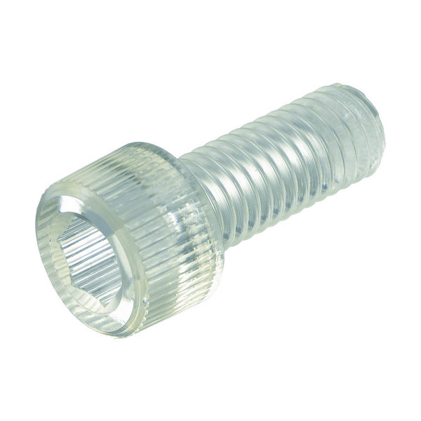 トラスコ中山 TRUSCO ポリカーボネート(PC) 六角穴付ボルト M4X25 50本入 BPC-CBM4X25 1袋(50本)（直送品）