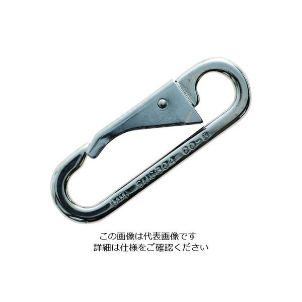 トラスコ中山 TRUSCO スナップフック ステンレス製 CO型 線径Φ6×開口10mm TSF-5CO 1個 208-0179（直送品）