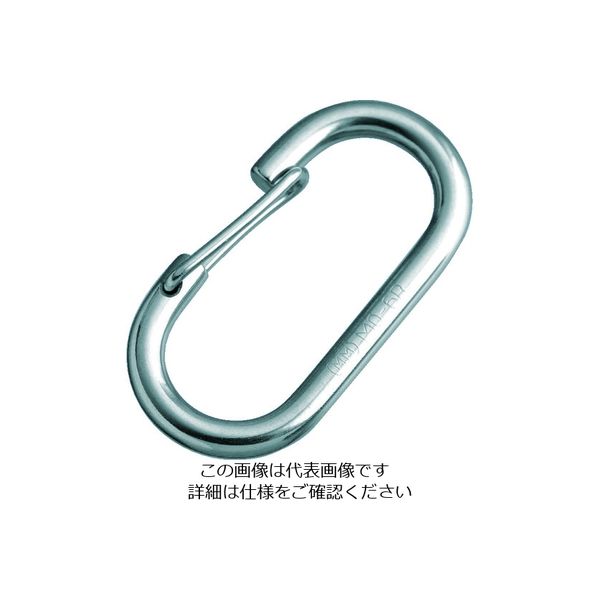 トラスコ中山 TRUSCO O型フック ロープタイプ ステンレス製 4mm (1個=1袋) TOF-4R 1個 208-0162（直送品） - アスクル