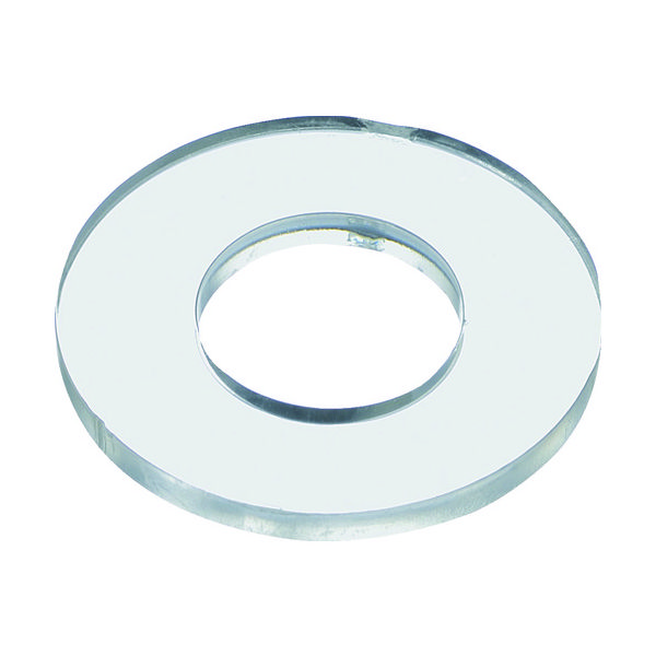 TRUSCO ポリカーボネート(PC) ワッシャー M2.6用 50個入 BPC-WM2.6-2.7-6-0.5 1袋(50個)（直送品）