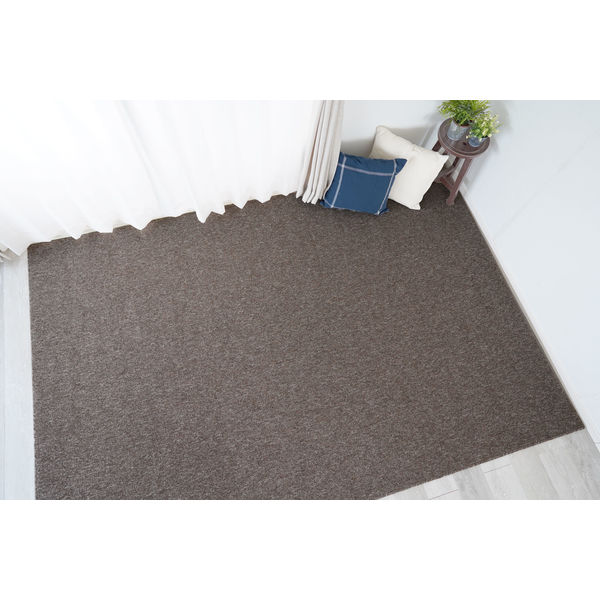 スミノエ オーダーカーペット ホームシェル オーダーラグ 1050×1200mm ブラウン AS-HSL-BR105120 1枚（直送品）