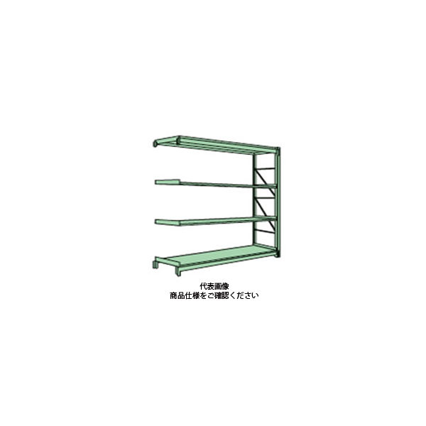 扶桑金属工業 重量スチールラック MR2418L04R 1個（直送品）