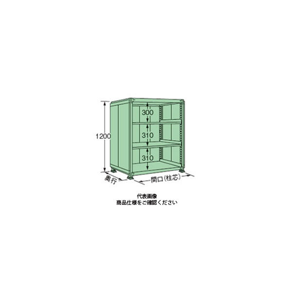 扶桑金属工業 中量デラックスパネルラック 250kg/段タイプ PML1218M04T 1個（直送品） 60,441円