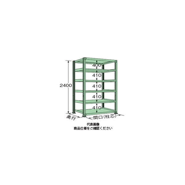 扶桑金属工業 中量ラック 200kg/段タイプ ME2415L06T 1個（直送品） 80,685円