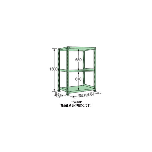 扶桑金属工業 中量ラック 250kg/段タイプ ML1512J03T 1個（直送品） 47,192円