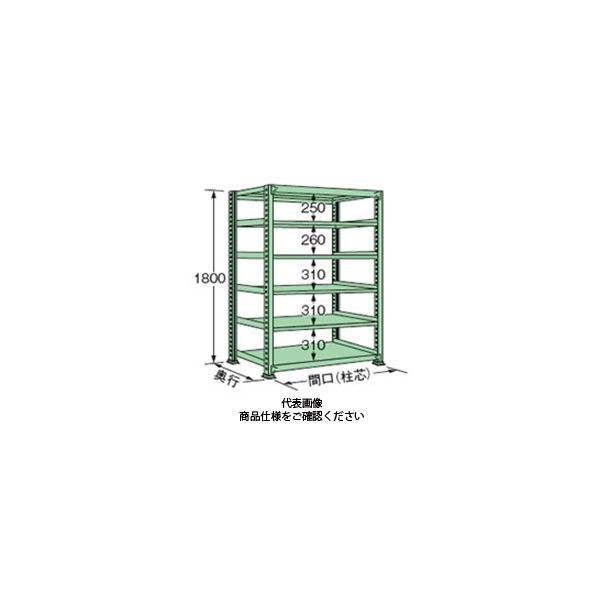 扶桑金属工業 中量ラック 250kg/段タイプ ML1818M06T 1個（直送品） 68,015円