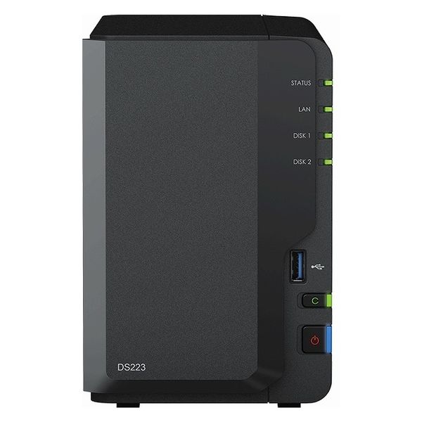 Synology  Ｒｅａｌｔｅｋ　ＲＴＤ１６１９Ｂ　ＣＰＵ搭載　低価格２ベイＮＡＳ　ＤｉｓｋＳｔａｔｉｏｎ　ＤＳ２２３ DS223（直送品）