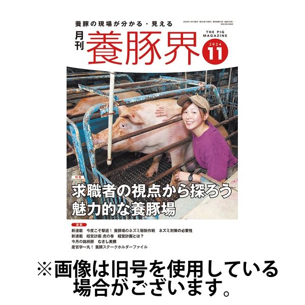 養豚界 2025/03/06発売号から1年(12冊)(雑誌)（直送品）