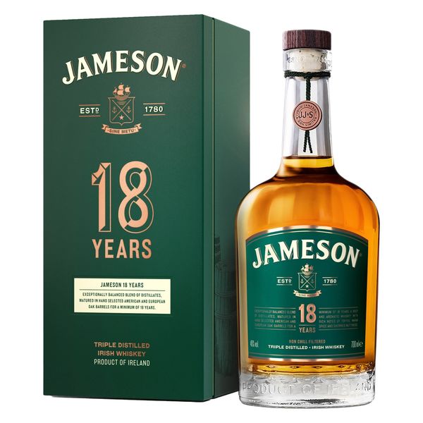 芸能人愛用 数量限定】ジェムソン18年 46度 700ml 1本 アイリッシュ ウイスキー