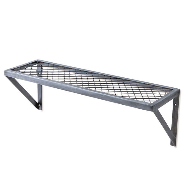 【美品】　アイアン　シルバーメッシュ　4段　マガジンラック マガジンラック メッシュ モノタロウ 4段 シルバー色 高さ612mm