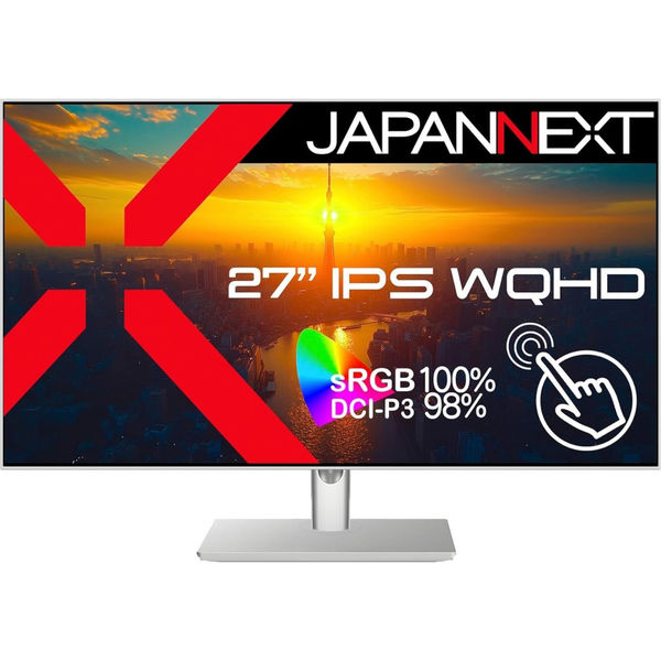 完璧 ジャパンネクスト 27インチ ワイド液晶ディスプレイ(2560x1440 ディスプレイ・モニター本体