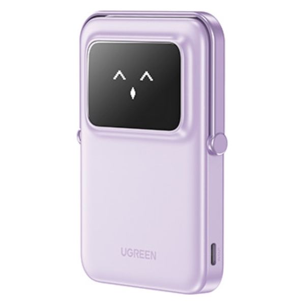 UGREEN  Uno 5000mAh マグネット式ワイヤレス充電対応モバイルバッテリー UGR-BY-000009（直送品）