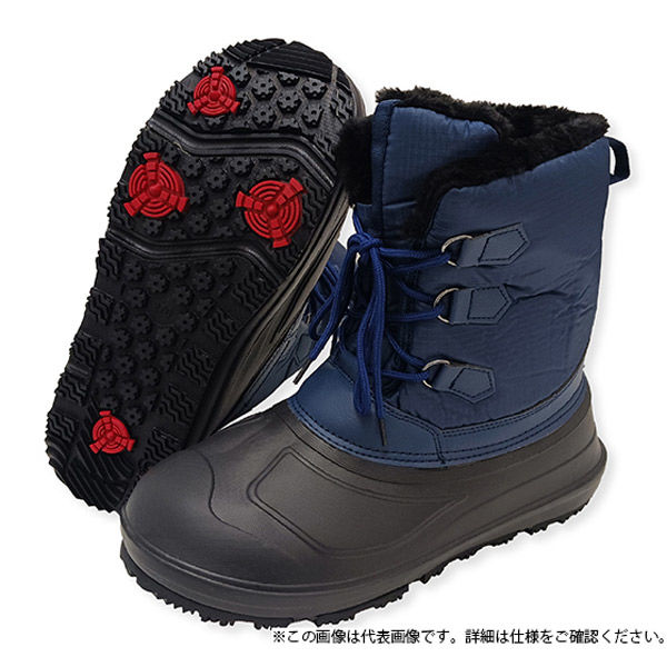 防寒撥水スノーブーツ WB2307 ネイビー 3L（約）28.0cm 1足
