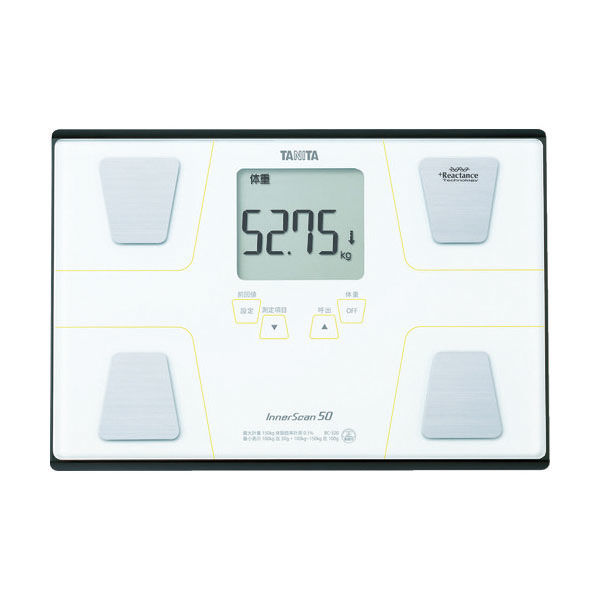 タニタ ＴＡＮＩＴＡ　体組成計　インナースキャン５０　ＢＣー３２０ーＷＨ BC-320-WH 1台 765-8451（わけあり品） 7,304円