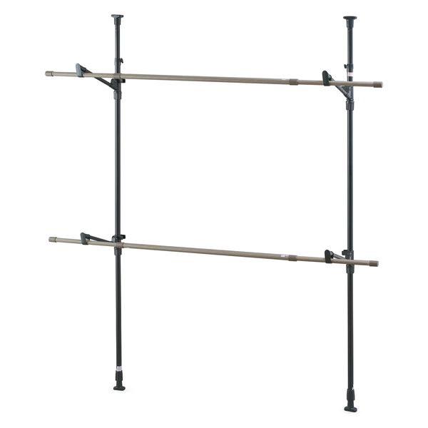 アイリスオーヤマ 木目調窓枠物干し MW-W260N 1台 - アスクル