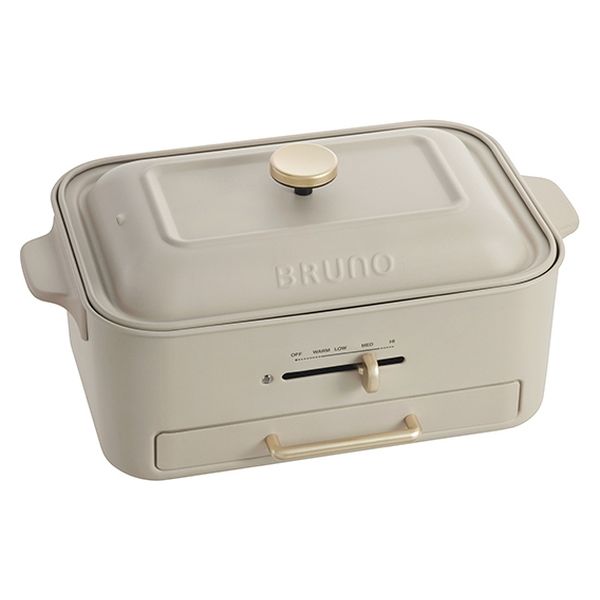 【新品未使用】BRUNO コンパクトグリルホットプレート　BOE109-GRG Amazon | BRUNO ブルーノ コンパクトグリルホットプレート 減煙 煙が出