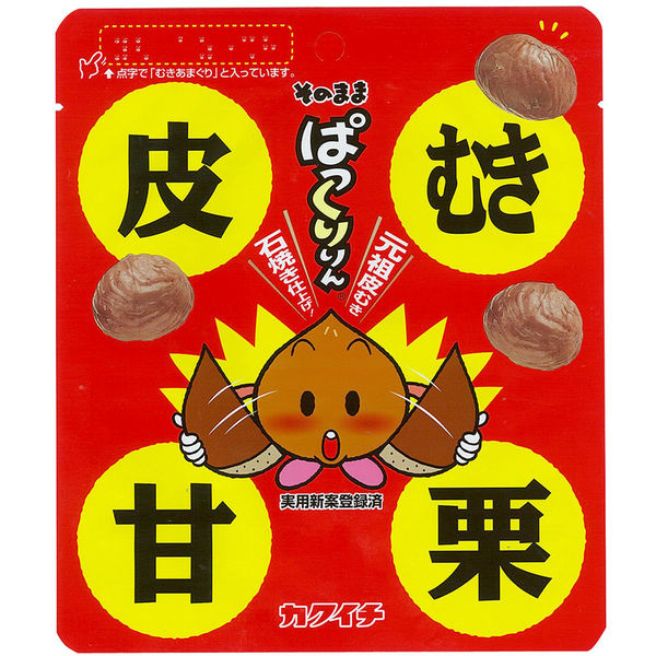 堂本食品(株) 堂本食品 皮むき甘栗 ぱっくりりん 70g×5袋 4904566281827 1セット(5袋)（直送品）