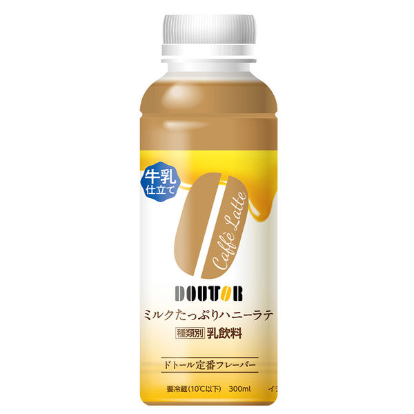 [冷蔵] DOUTOR ドトール ミルクたっぷりハニーラテ 300ml×3本 4570092531189 1セット(3本)（直送品）