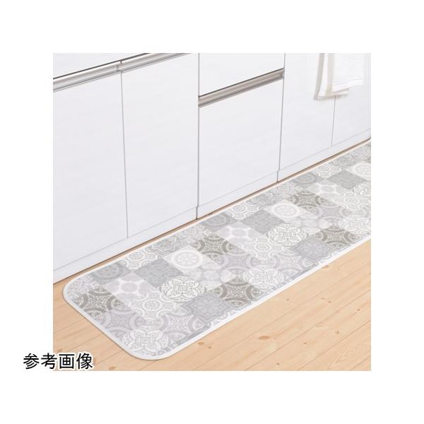 アズワン 拭けるマットシリーズ アンティグロ キッチンマット グレー 600×2400mm 65-1700-40 1枚（直送品）