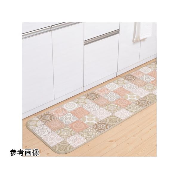 アズワン 拭けるマットシリーズ アンティグロ キッチンマット ベージュ 600×1800mm 65-1700-67 1枚（直送品）