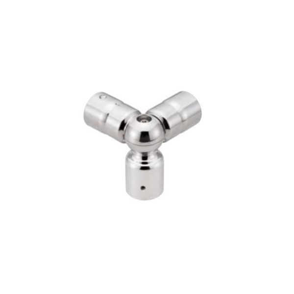 マツ六 ステン32システム手すり 支柱用コーナージョイント EL-846 1個