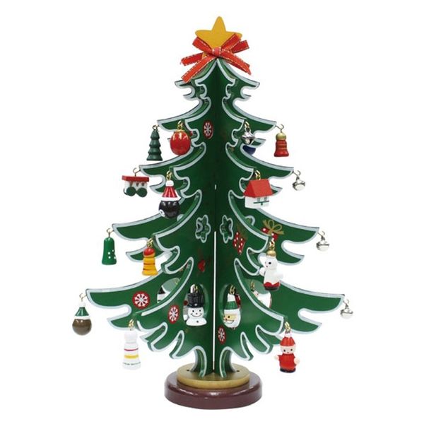 東京ローソク製造(株) 東京ローソク ウッドクリスマスツリー 28cm