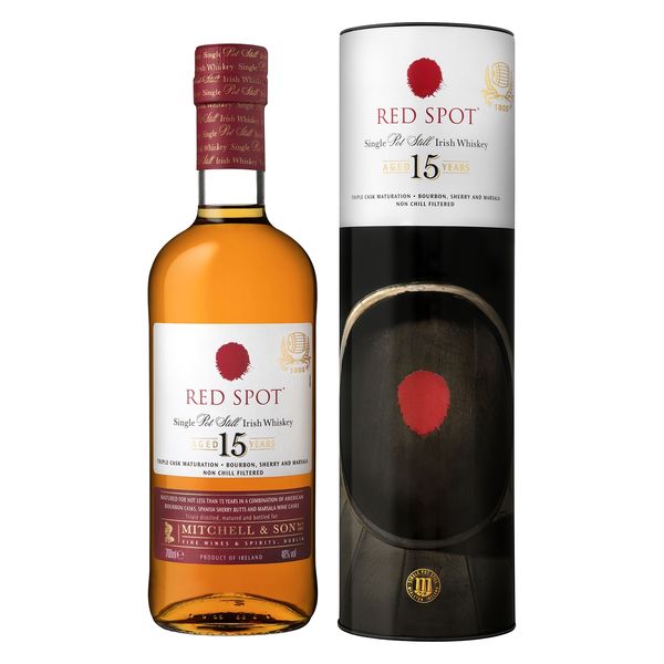 レッドスポット15年 46度 700ml 1本 シングルポットスチル アイリッシュウイスキー　正規品　ペルノ・リカール