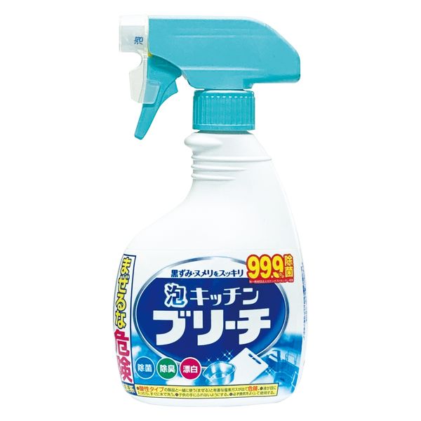 泡キッチンブリーチ 本体 400mL 1個 厨房用漂白剤 台所用漂白剤 ミツエイ