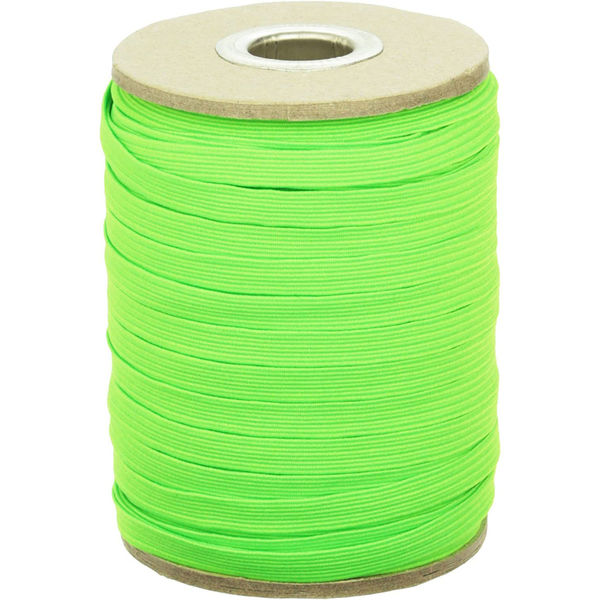 川村製紐工業 金天馬 ネオンカラーゴム 平ゴム 6mm巾×50m巻 ボビン巻 G