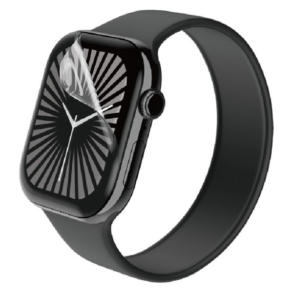 アップルウォッチ 衝撃吸収 フィルム 2枚入 【42mm対応】 高透明 AW-24BFLAFPRG エレコム 1個（直送品）