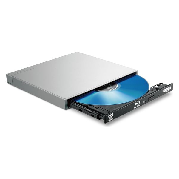 外付け ブルーレイドライブ USB 3.2 Gen1 超薄型 シルバー LBD-PWB6U3CMSV ロジテック 1個（直送品）