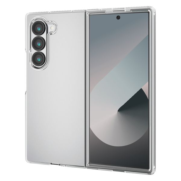 Galaxy Z Fold6(SC-55E) ケース ハード カメラレンズ保護設計 クリア PM-G245PVCR エレコム 1個（直送品）