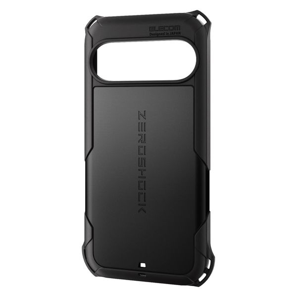 Google Pixel 9/9 Pro ケース ハイブリッド 衝撃吸収 ブラック PM-P242ZEROBK エレコム 1個（直送品）