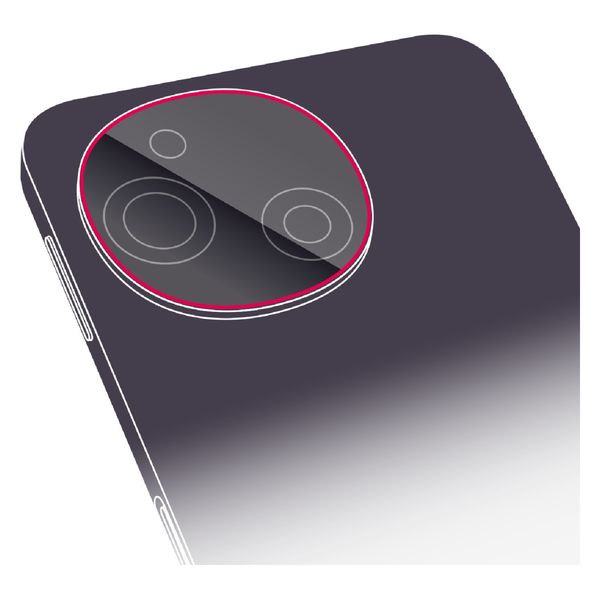 AQUOS sense9 SH-53E レンズカバー カメラ保護 ガラスフィルム 高透明 PM-S244FLLG エレコム 1個（直送品）