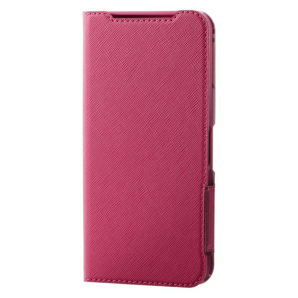 AQUOS sense9 SH-53E ケース レザー 手帳型 花柄 ピンク PM