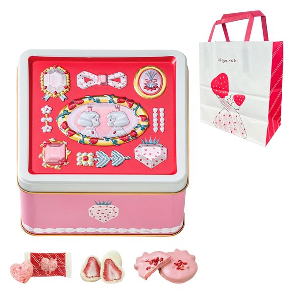 専用袋付】 いちごアソート缶 12個入 1箱 マイネローレン 専用袋付】 いちごアソート缶 12個入 1箱 マイネローレン