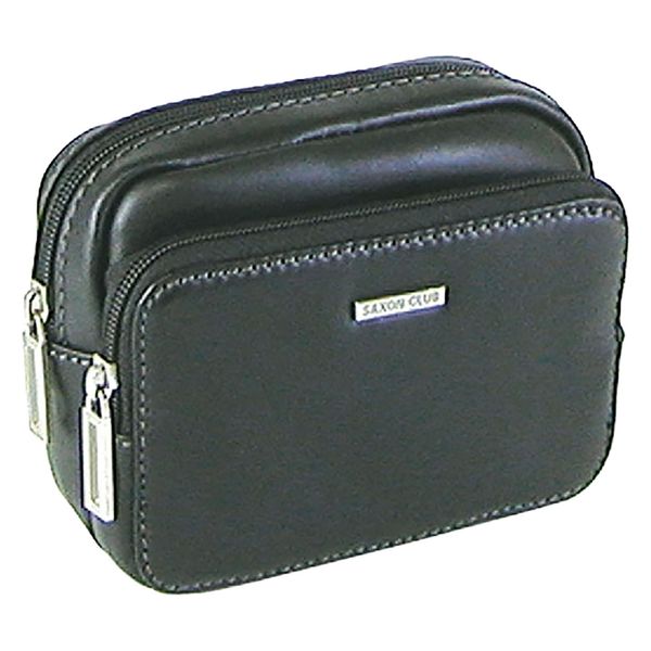 スワン SAXON 革ポーチ 5039 ブラック 1個（直送品） - アスクル