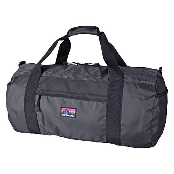 スワン CAPTAIN STAG ロールボストンバッグ 47L 1325 ブラック 1