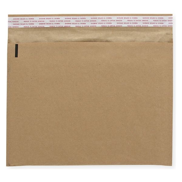 【アウトレット】【Goエシカル】紙製クッション封筒　M　茶　1パック（5枚入）　シモジマ
