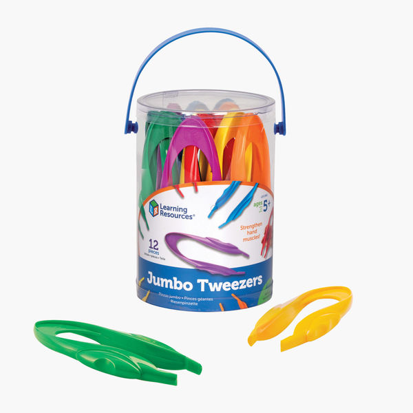 Learning Resources ジャンボピンセット 12本入り 724-030 1個（直送品