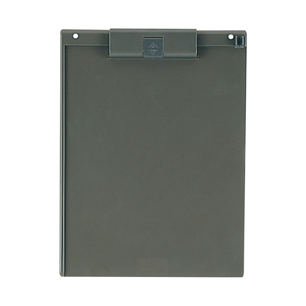 プラス クリップボード FL-411CP A4E ダークグレー 83231 1枚（直送品）