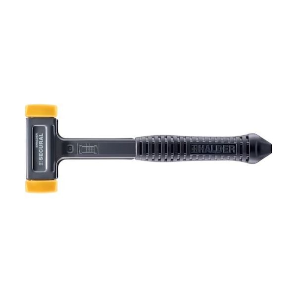 ロームヘルド・ハルダー HALDER セキューラルハンマー ポリウレタン(イエロー) 頭径30x40mm 3380.140 1個（直送品）