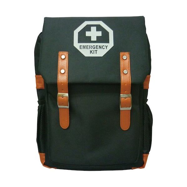 ブレイン 防災リュックブラック BR-970N-B 1個 553-9438（直送品）