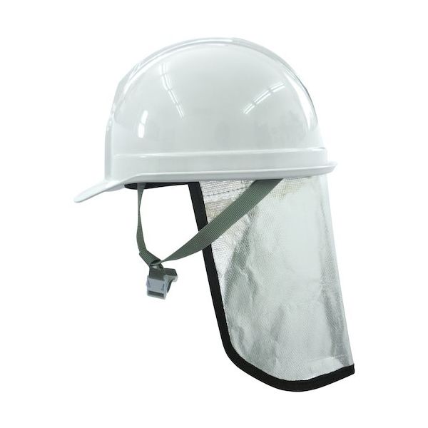 ブレイン 防災ヘルメット+アルミ防炎たれ BR-986 1個 579-2111（直送品）