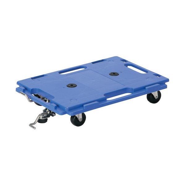 石川製作所 アイケー 樹脂製コンパクト平台車 連結式 ストッパー付 CR15S 1台 471-9826（直送品）