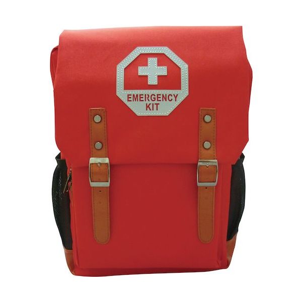 ブレイン 防災リュックレッド BR-970N-R 1個 553-9446（直送品）
