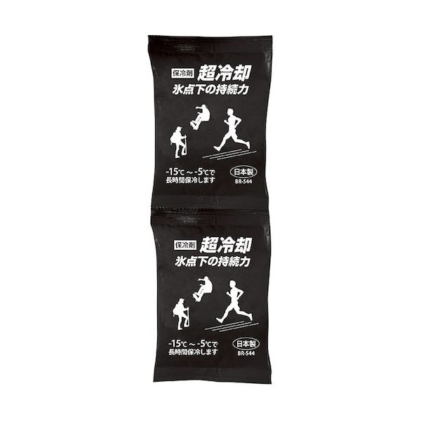 ブレイン 超冷却保冷剤(50g×2連) BR-545 1式 611-5038（直送品）