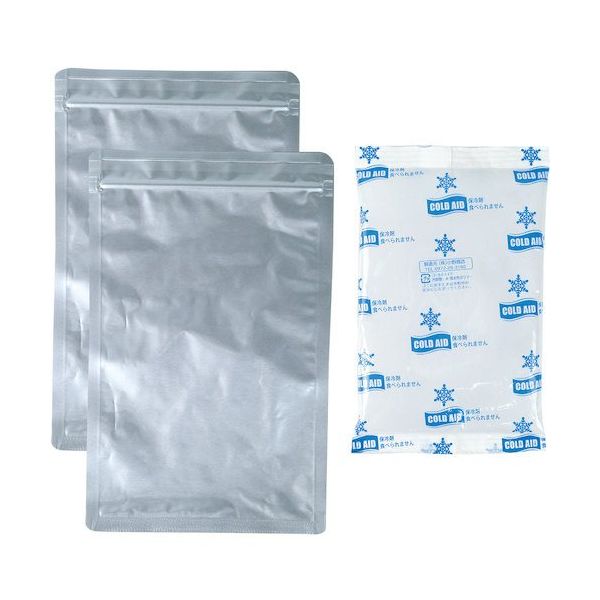 ブレイン アイスバック(R)2専用保冷剤セット※BRー530、KUー530用 BR-532 1式 611-5010（直送品）