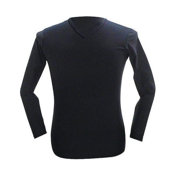 ブレイン キシリフリーズ長袖VネックインナーLLサイズ BR-021-LL 1個 611-3519（直送品）