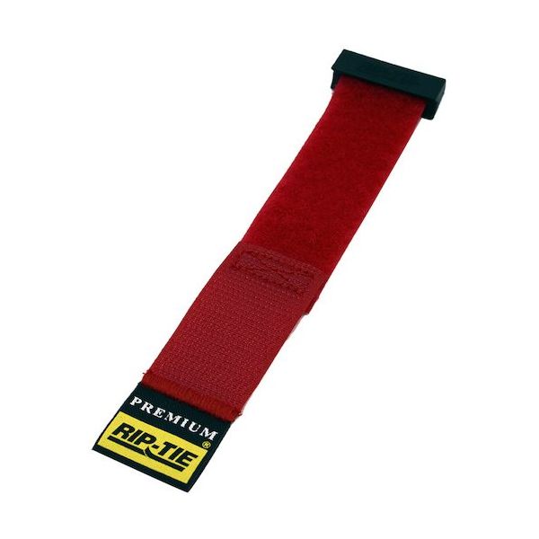 RIPーTIE リップロックケーブルラップ 25.4mmX368.3mm 3本入 赤 RLH-145-003-RD 1パック(3本)（直送品）